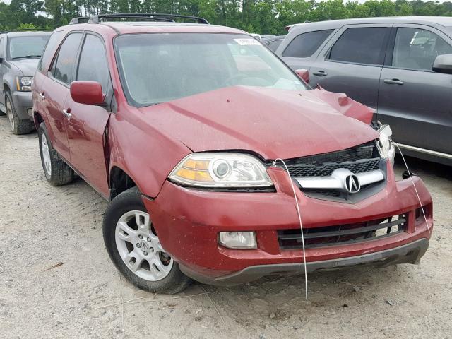 2HNYD18695H529210 - 2005 ACURA MDX TOURIN RED photo 1