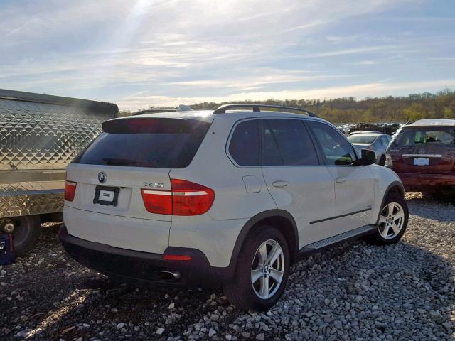 5UXFE83569L309919 - 2009 BMW X5 XDRIVE4 WHITE photo 4