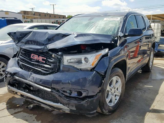 1GKKNKLA0KZ130230 - 2019 GMC ACADIA SLE BLUE photo 2