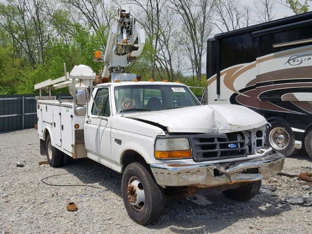 1FDLF47F8VEA26462 - 1997 FORD F SUPER DU WHITE photo 1