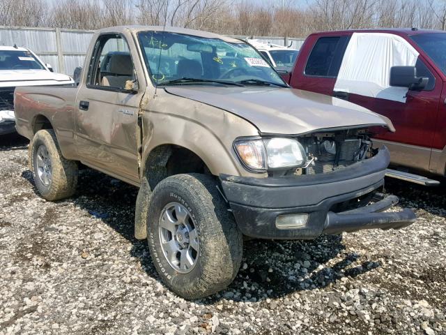 5TEPM62N62Z094144 - 2002 TOYOTA TACOMA BEIGE photo 1