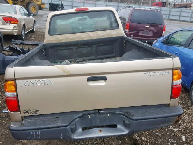 5TEPM62N62Z094144 - 2002 TOYOTA TACOMA BEIGE photo 6