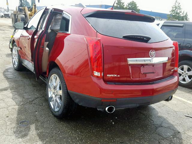 3GYFNEE33CS546262 - 2012 CADILLAC SRX PERFOR MAROON photo 3