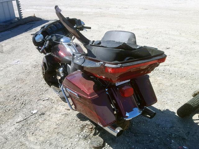 1HD1KED33HB685514 - 2017 HARLEY-DAVIDSON FLHTK ULTR BURGUNDY photo 3