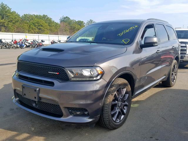 1C4SDJCT1JC313728 - 2018 DODGE DURANGO R/ GRAY photo 2