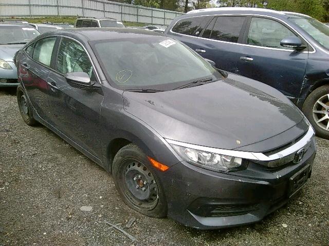 2HGFC2F53JH568032 - 2018 HONDA CIVIC LX GRAY photo 1