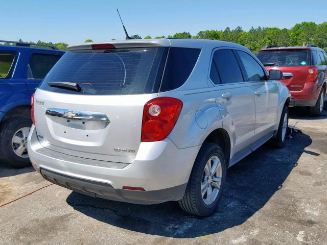 2GNALBEK7C6109690 - 2012 CHEVROLET EQUINOX LS SILVER photo 4