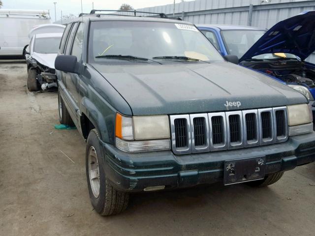 1J4GZ48S5WC351148 - 1998 JEEP GRAND CHER GREEN photo 1