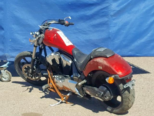 JH2SC6111FK500196 - 2015 HONDA VT1300 CX RED photo 3