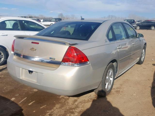 2G1WT57K691200543 - 2009 CHEVROLET IMPALA 1LT BEIGE photo 4