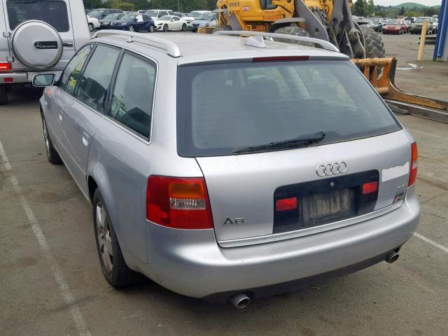 WAUVT64B54N091879 - 2004 AUDI A6 3.0 AVA SILVER photo 3