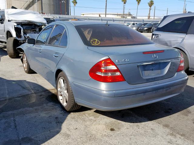 WDBUF56J36A929016 - 2006 MERCEDES-BENZ E 350 BLUE photo 3