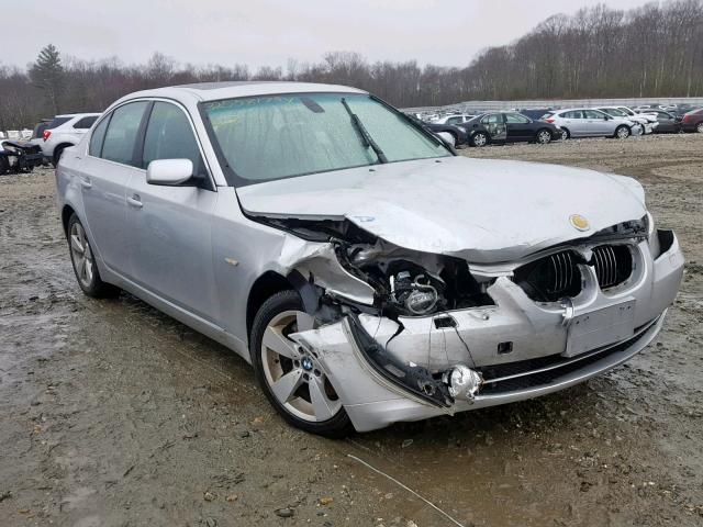 WBANV13588CZ51557 - 2008 BMW 528 XI SILVER photo 1