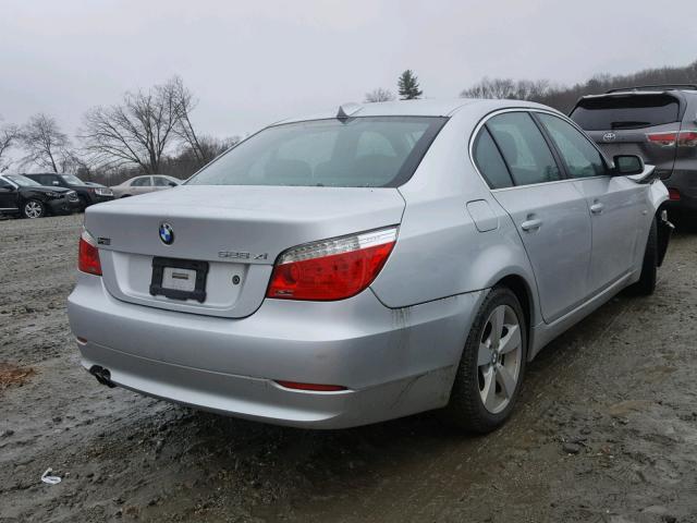 WBANV13588CZ51557 - 2008 BMW 528 XI SILVER photo 4