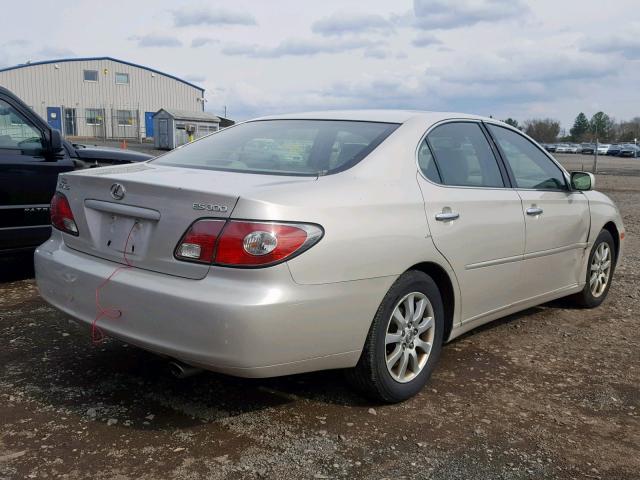 JTHBF30G630094491 - 2003 LEXUS ES 300 BEIGE photo 4