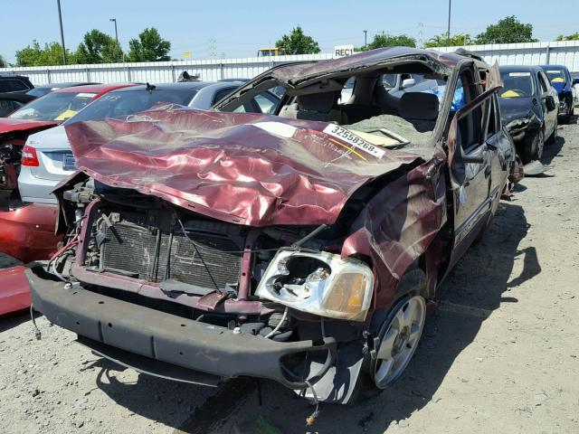 1GKDS13S032178311 - 2003 GMC ENVOY MAROON photo 2