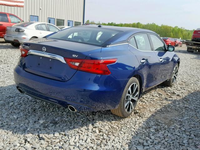 1N4AA6AP6JC377003 - 2018 NISSAN MAXIMA 3.5 BLUE photo 4