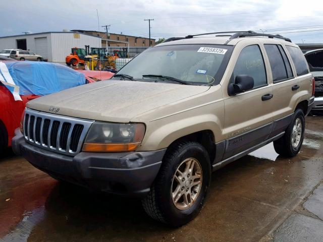 1J4GX48S91C617558 - 2001 JEEP GRAND CHER BROWN photo 2