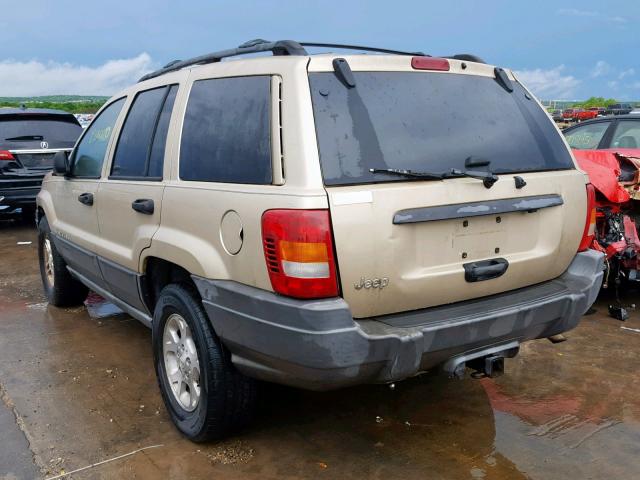 1J4GX48S91C617558 - 2001 JEEP GRAND CHER BROWN photo 3