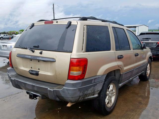 1J4GX48S91C617558 - 2001 JEEP GRAND CHER BROWN photo 4