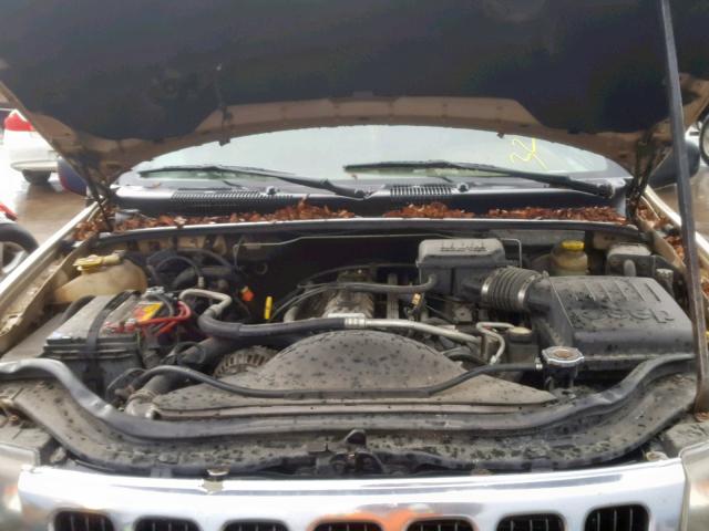 1J4GX48S91C617558 - 2001 JEEP GRAND CHER BROWN photo 7