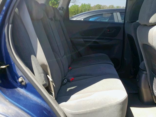 KM8JN12D96U386250 - 2006 HYUNDAI TUCSON GLS BLUE photo 6