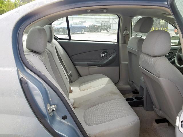 1G1ZS58F08F120101 - 2008 CHEVROLET MALIBU LS GRAY photo 6