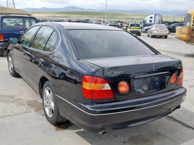 JT8BD68S6X0065014 - 1999 LEXUS GS 300 BLACK photo 3