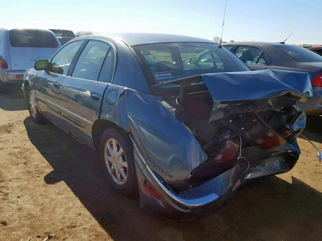 1G4CW54K314158634 - 2001 BUICK PARK AVENU BLUE photo 3