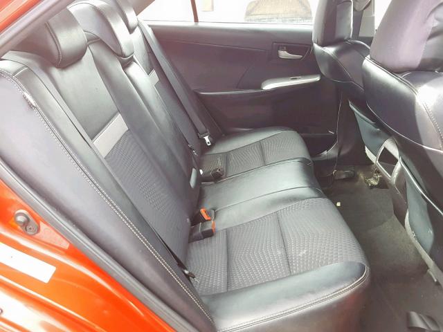 4T1BF1FK7EU839595 - 2014 TOYOTA CAMRY L RED photo 6
