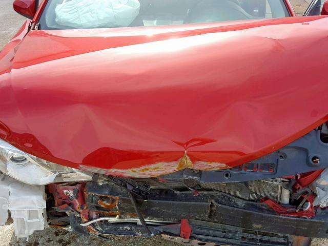 4T1BF1FK7EU839595 - 2014 TOYOTA CAMRY L RED photo 7