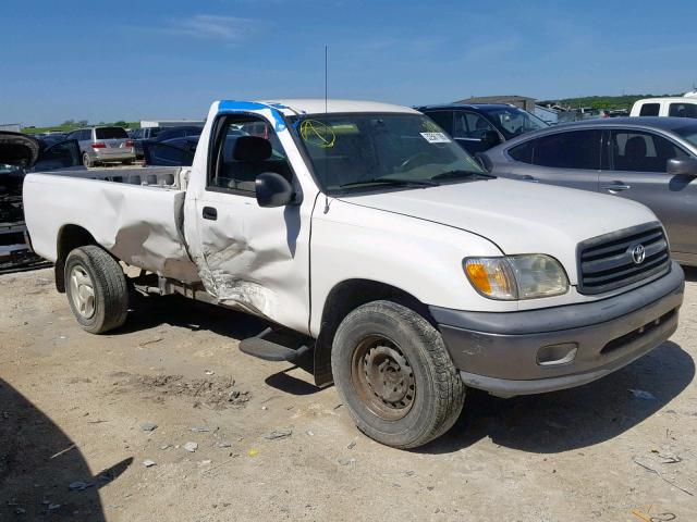 5TBJN32171S202189 - 2001 TOYOTA TUNDRA WHITE photo 1