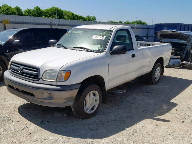 5TBJN32171S202189 - 2001 TOYOTA TUNDRA WHITE photo 2