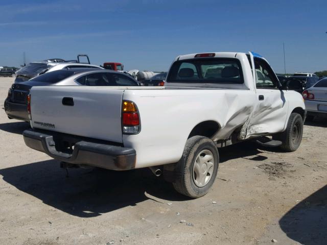 5TBJN32171S202189 - 2001 TOYOTA TUNDRA WHITE photo 4