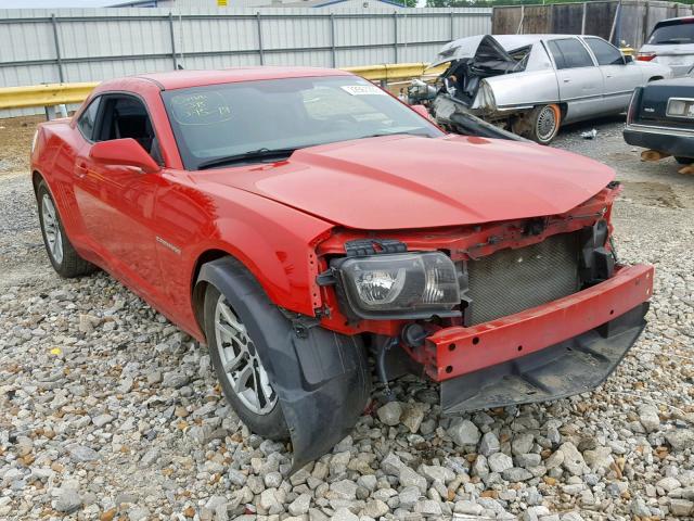 2G1FE1E34D9197960 - 2013 CHEVROLET CAMARO LS RED photo 1