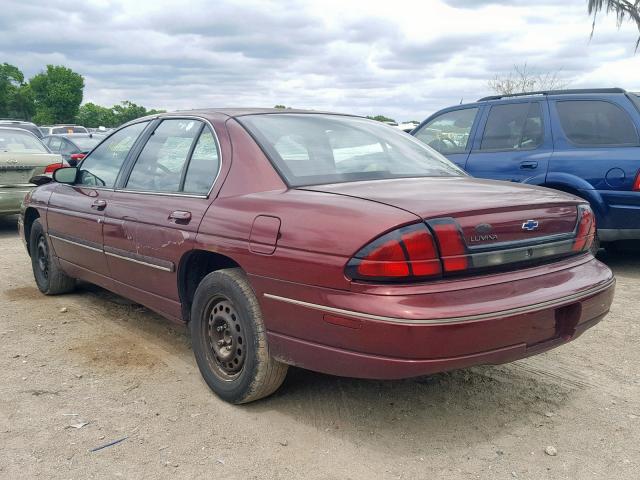 2G1WL52J711239273 - 2001 CHEVROLET LUMINA BURGUNDY photo 3