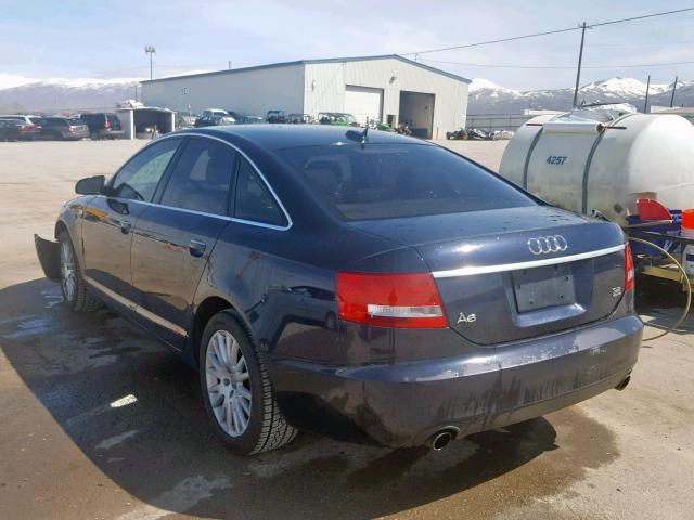 WAUDG74F66N073662 - 2006 AUDI A6 3.2 QUA BLUE photo 3