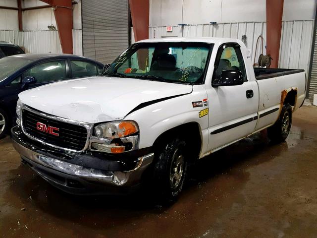 1GTEC14V21Z301889 - 2001 GMC NEW SIERRA WHITE photo 2