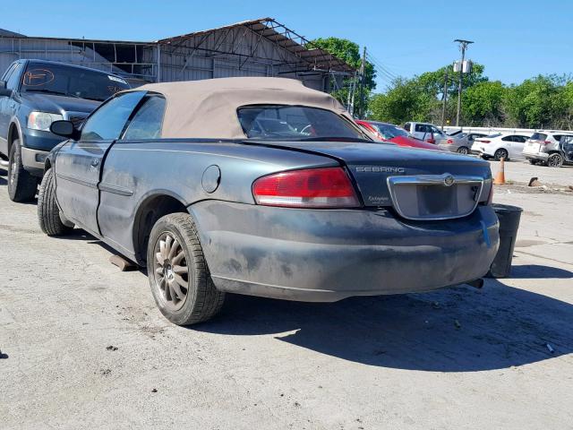 1C3EL55T13N597961 - 2003 CHRYSLER SEBRING LX GREEN photo 3