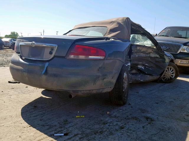 1C3EL55T13N597961 - 2003 CHRYSLER SEBRING LX GREEN photo 4