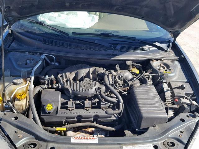 1C3EL55T13N597961 - 2003 CHRYSLER SEBRING LX GREEN photo 7