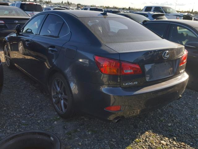 JTHBK262682070236 - 2008 LEXUS IS 250 GRAY photo 3