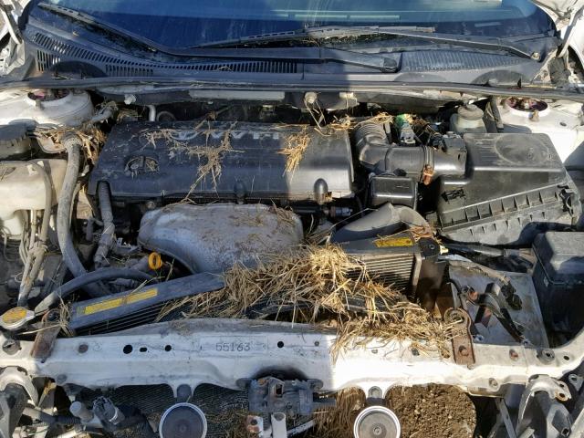 JTKDE177150001878 - 2005 TOYOTA SCION TC WHITE photo 7