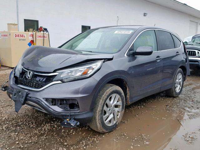 2HKRM4H5XFH689351 - 2015 HONDA CR-V EX SILVER photo 9