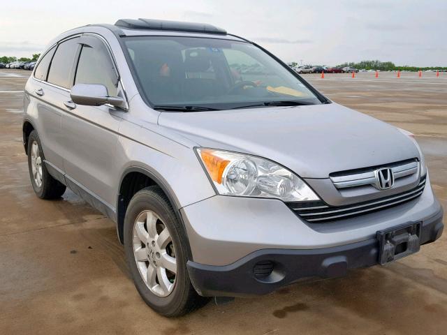 JHLRE38737C026356 - 2007 HONDA CR-V EXL SILVER photo 1