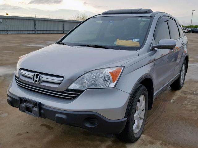 JHLRE38737C026356 - 2007 HONDA CR-V EXL SILVER photo 2