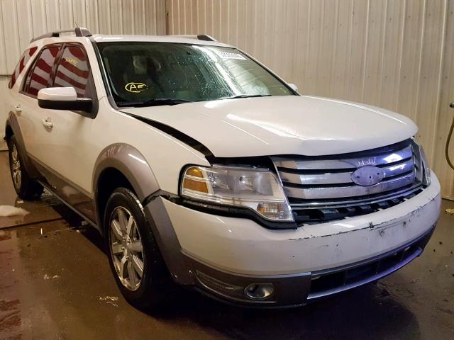 1FMDK05W69GA04353 - 2009 FORD TAURUS X S WHITE photo 1