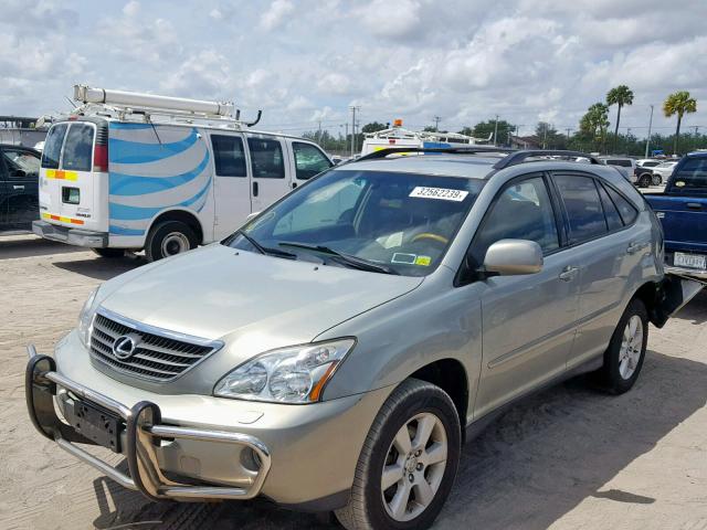 JTJHW31U972009621 - 2007 LEXUS RX 400H SILVER photo 2