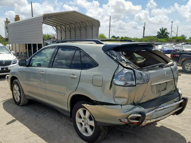 JTJHW31U972009621 - 2007 LEXUS RX 400H SILVER photo 3