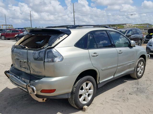 JTJHW31U972009621 - 2007 LEXUS RX 400H SILVER photo 4